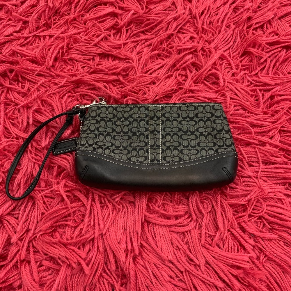 Signature Coach wristlet